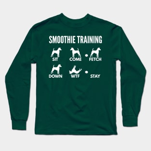 Smooth Fox Terrier Training Smoothie Dog Tricks Long Sleeve T-Shirt